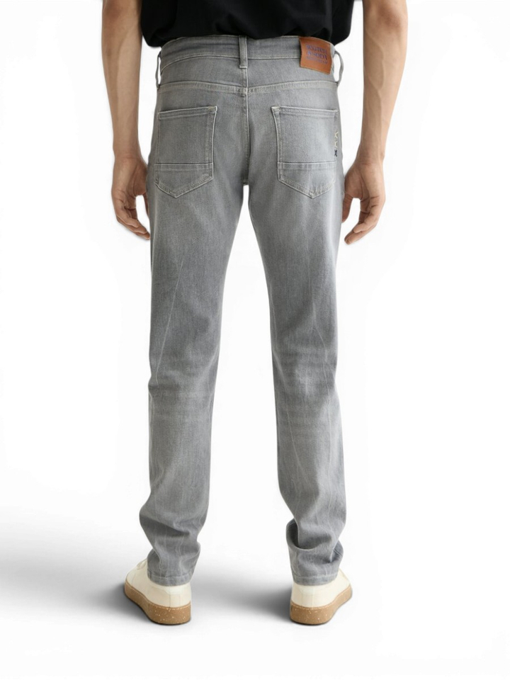 Grijze regular slim fit jeans Scotch & Soda 