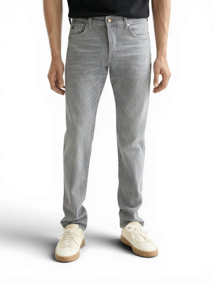 Grijze regular slim fit jeans Scotch & Soda 