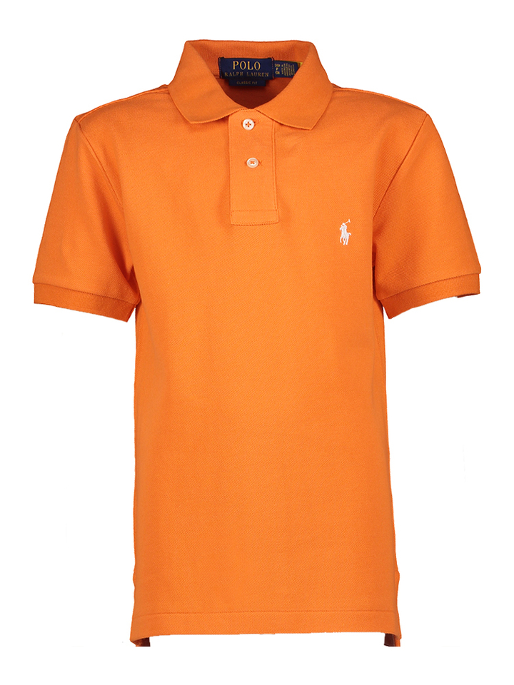 Oranje polo met logo Ralph Lauren