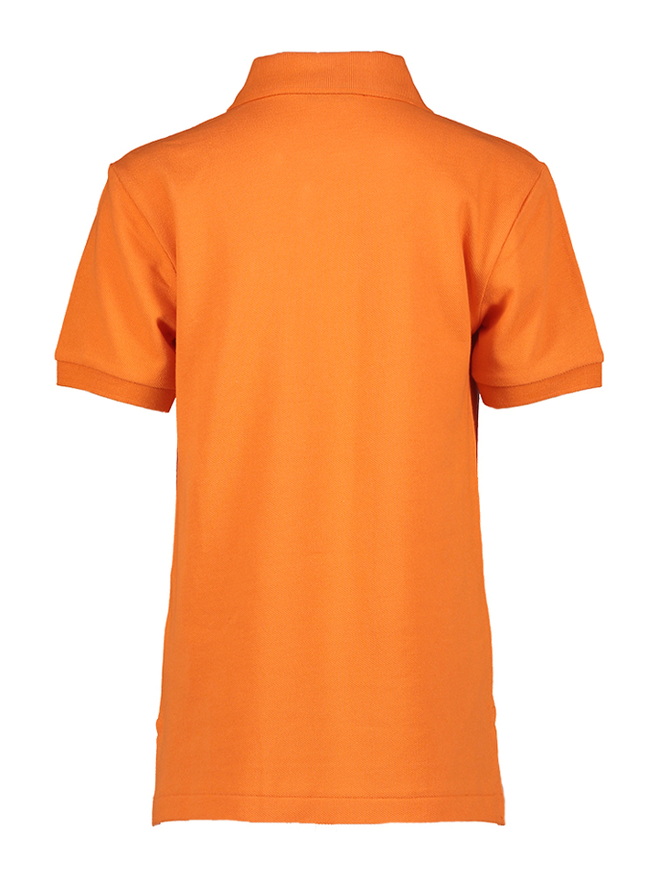 Oranje polo met logo Ralph Lauren