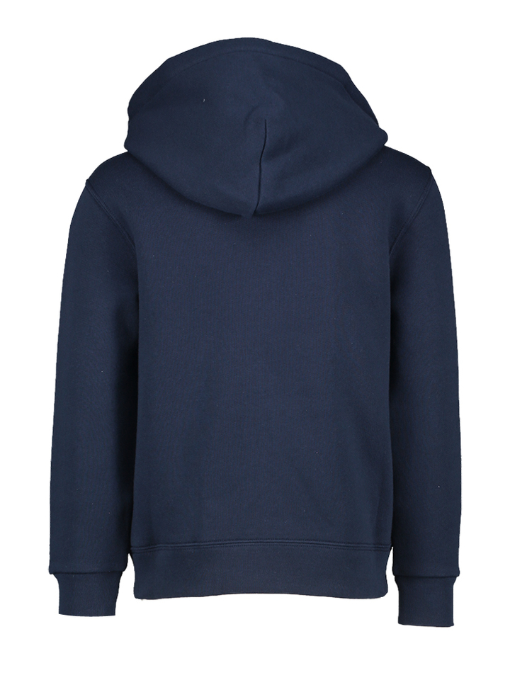 Donkerblauwe hoodie met rood merklogo Ralph Lauren