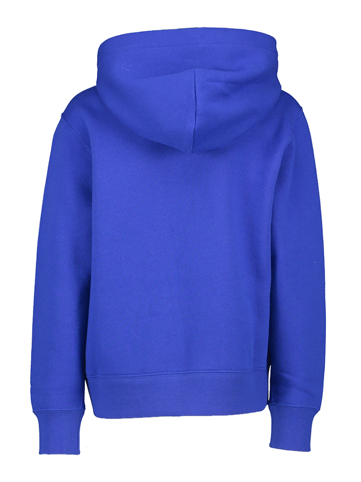 Kobalt blauwe sweater met kap Ralph Lauren