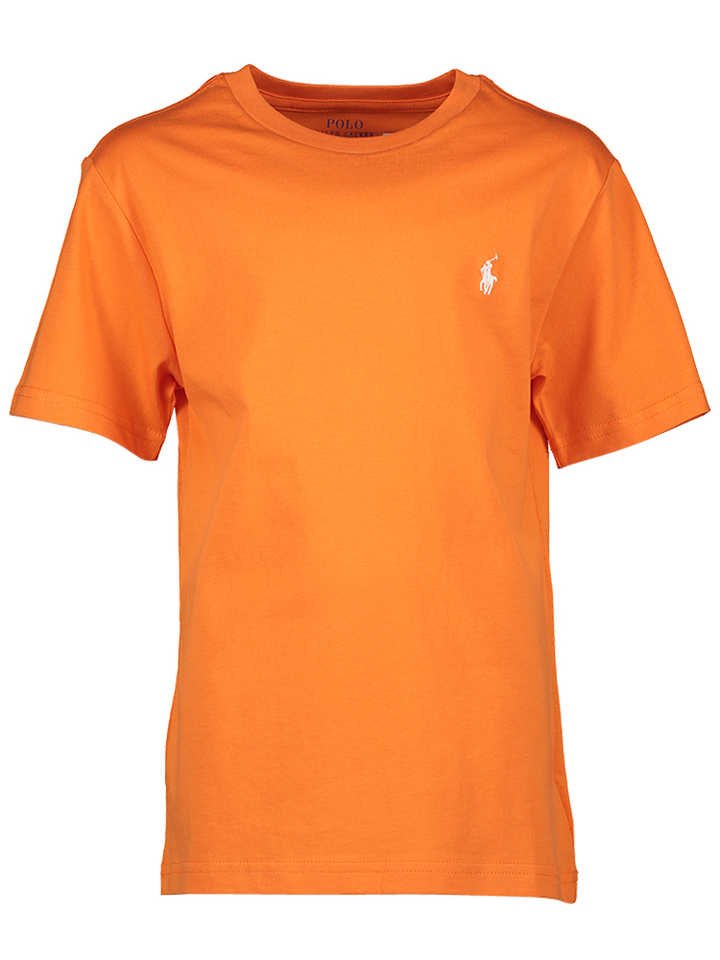 Oranje katoenen t-shirt Ralph Lauren 