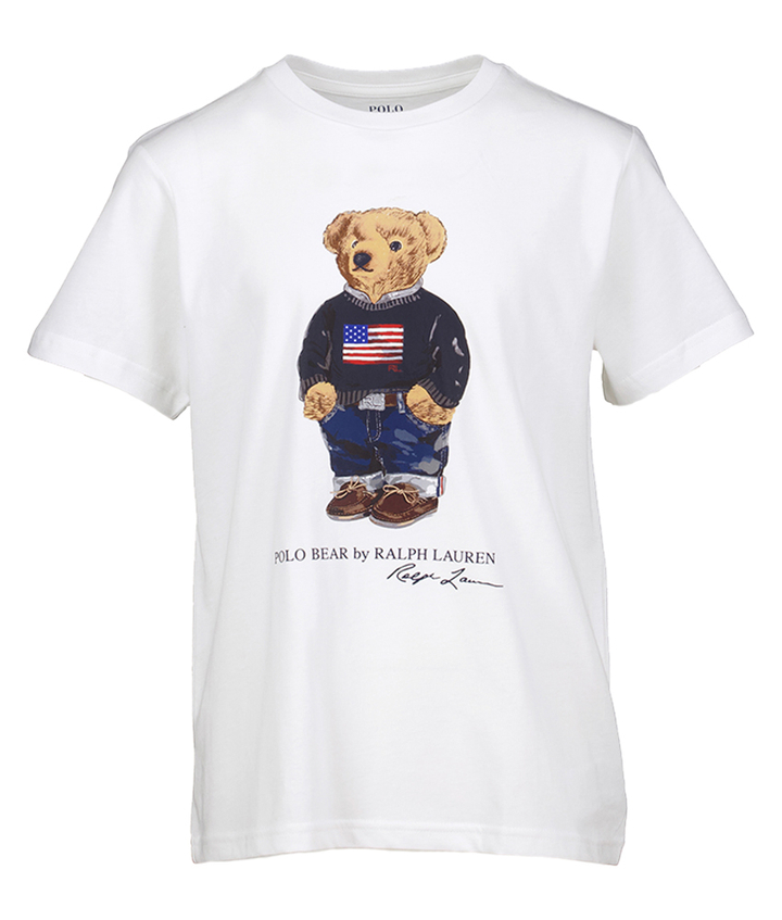 Witte t-shirt met beer Ralph Lauren 
