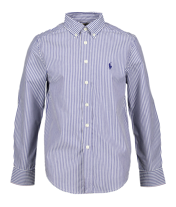 Blauw gestreept hemd Ralph Lauren