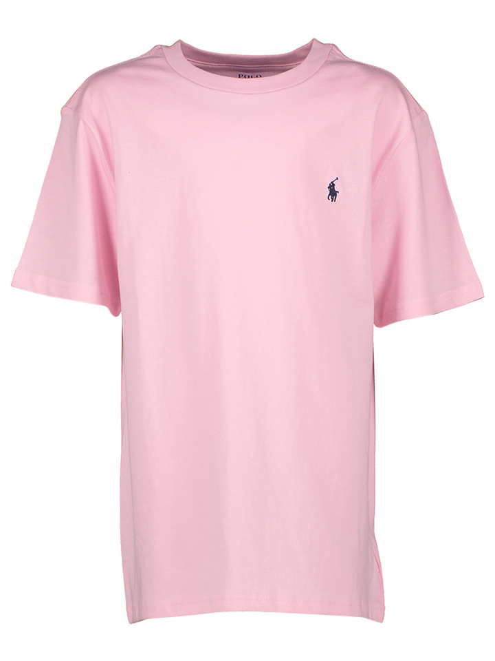 Roze T-shirt met logo Ralph Lauren 
