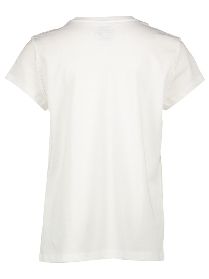 Witte t-shirt met merklogo Ralph Lauren 