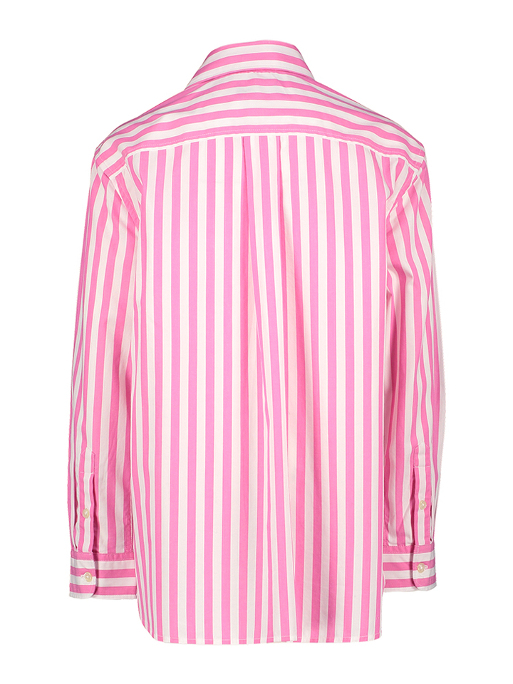 Roze gestreept katoenen bloes Ralph Lauren