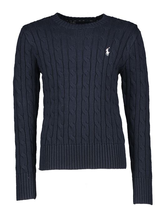 Donkerblauwe trui met logo Ralph Lauren