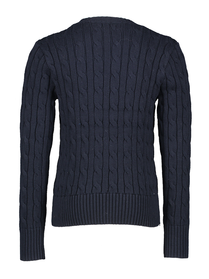 Donkerblauwe trui met logo Ralph Lauren