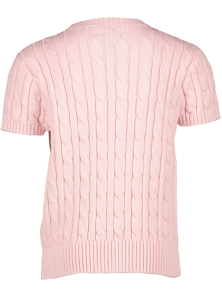 Roze trui met kabel Ralph Lauren