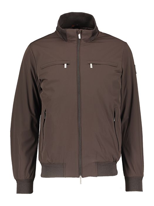 Bruine jas Stefano Agiato