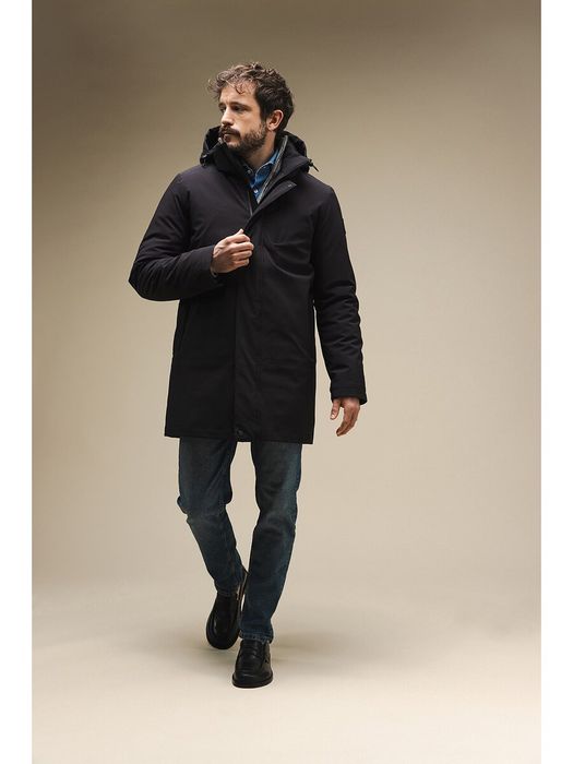 Zwarte regenjas Luigi Agiato