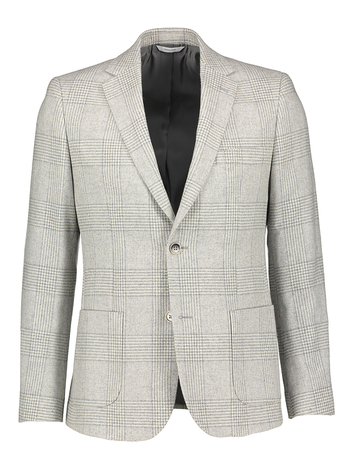 Geruiten blazer met knoopsluiting Gentiluomo