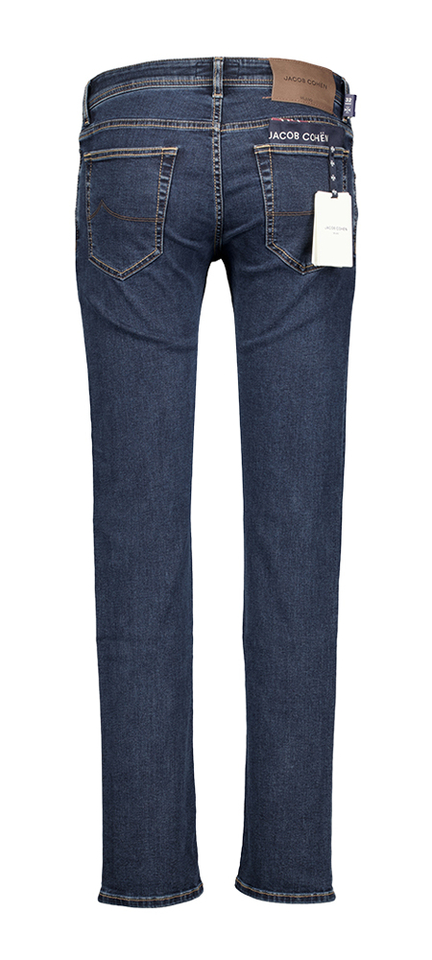 Donkerblauwe slim fit jeans Jacob Cohen 