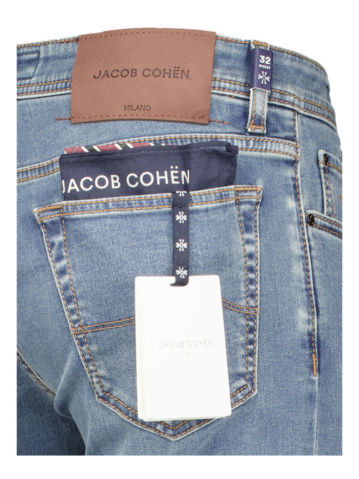 Blauwe slim fit jeans Jacob Cohen