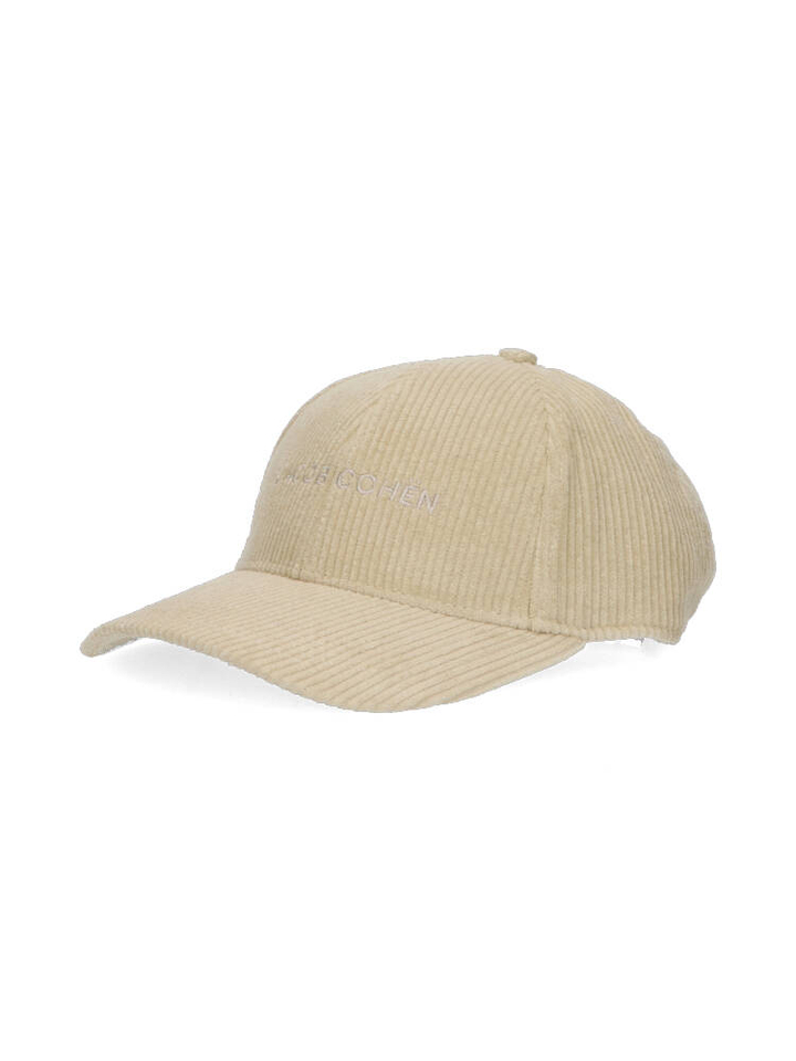 Light beige ripfluwelen pet Jacob Cohen 