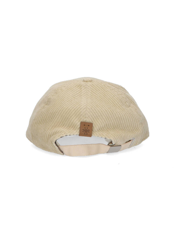 Light beige ripfluwelen pet Jacob Cohen 