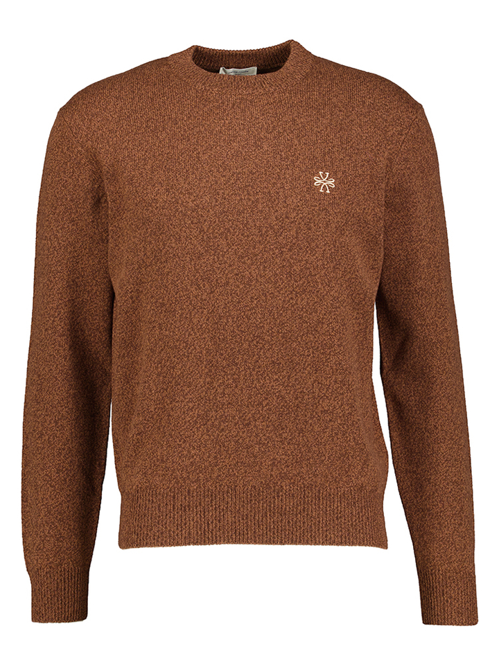 Roest kleurige wollen trui Jacob Cohen 