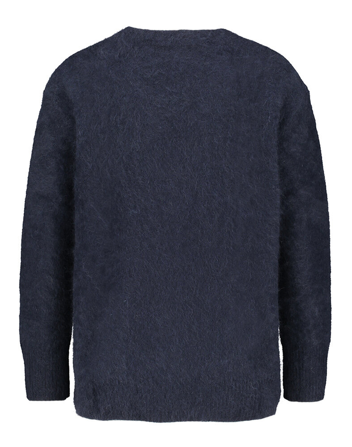 Donklerblauwe wollen gilet Allyana Six Ames