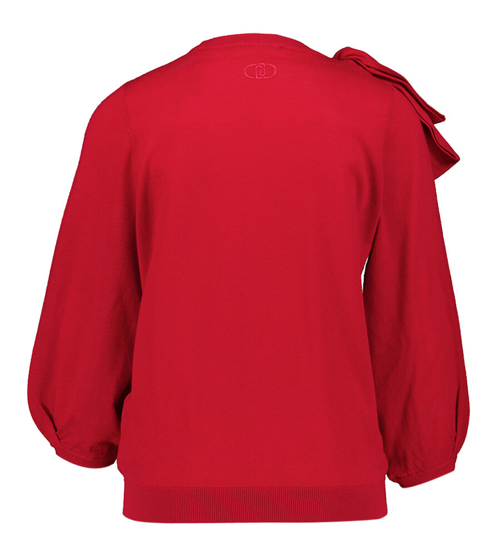Bordeaux pull met strik Lui Jo