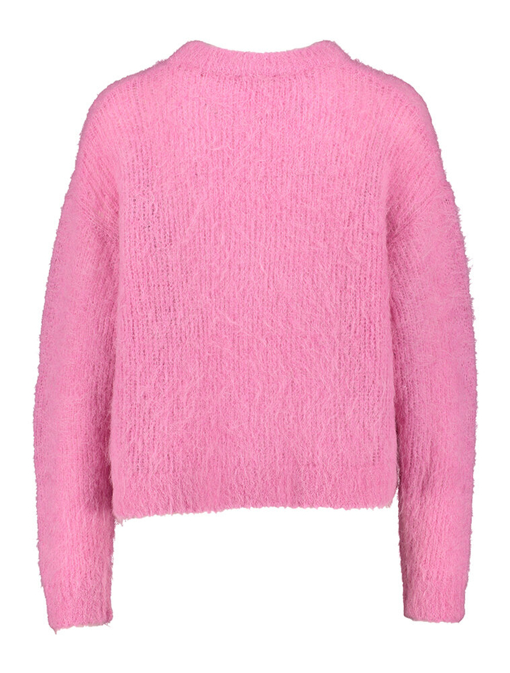 Fuchsia wollen sweater met ronde hals Bym American Vintage