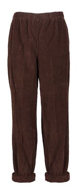 Bruine ribfluwelen wijdvallende broek American Vintage