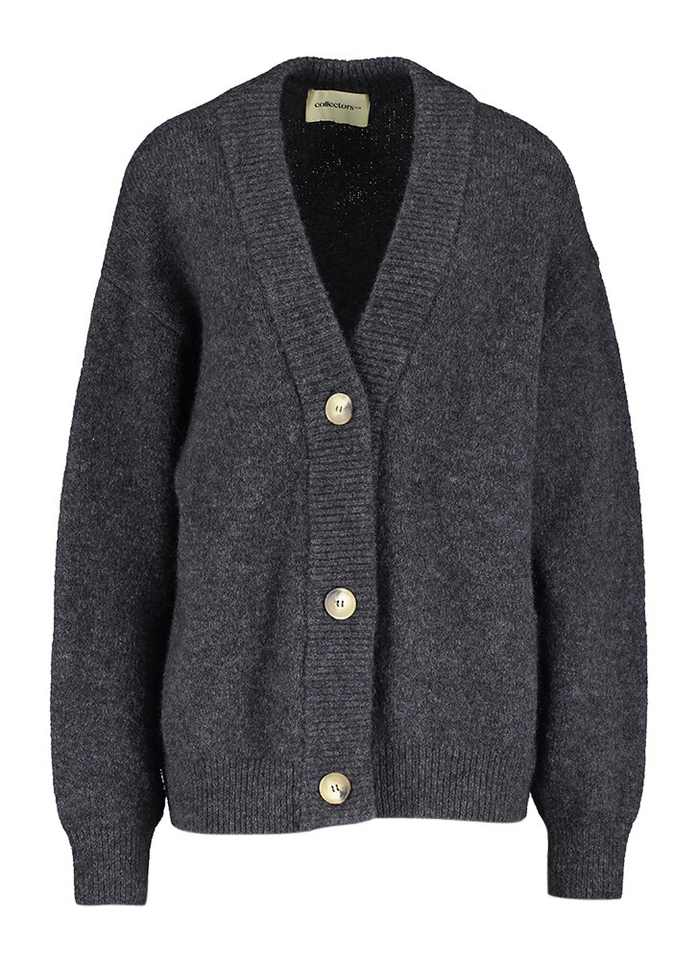 Donkergrijze gilet met knopen Koda Collectors Club