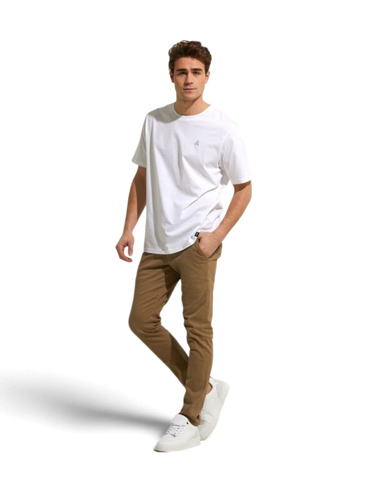 Beige broek FLEX TAPERED CHINO Reell