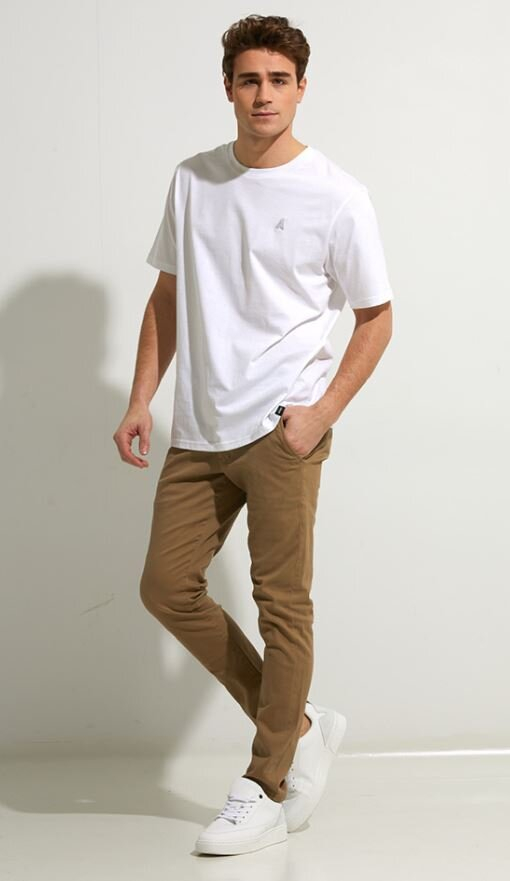 Beige broek FLEX TAPERED CHINO Reell 