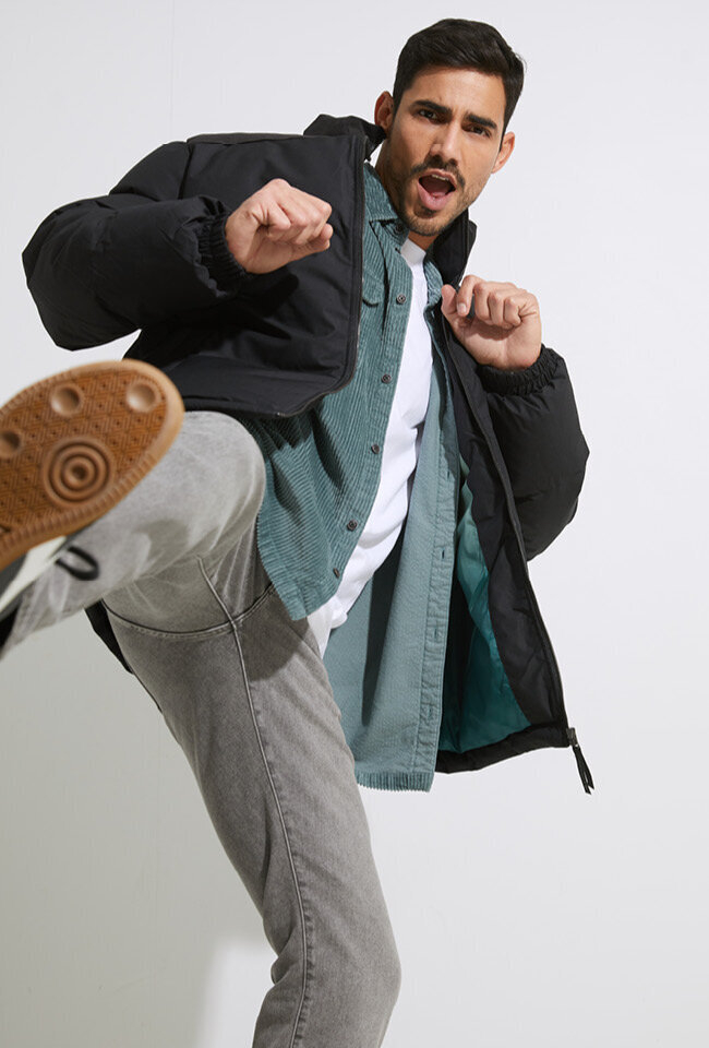 Grijze tapered jeans 502 Levi's