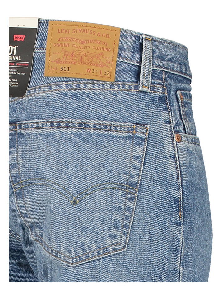 Blauwe slim fit jeans 501 Original Levi's