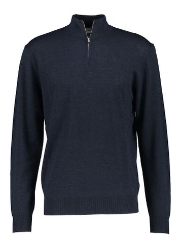 Donkerblauwe pull met korte rits Les Deux