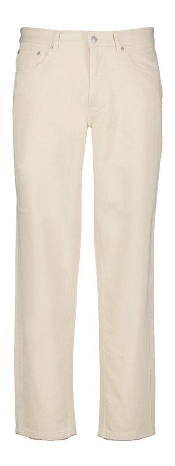 Beige tapered fit jeans Les Deux