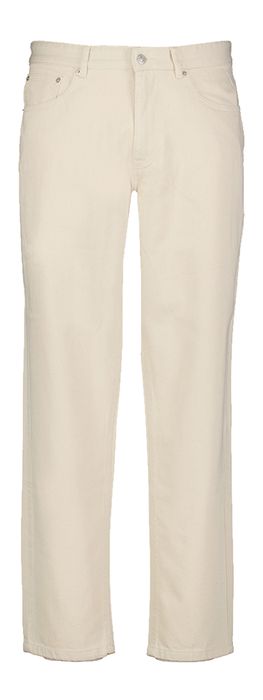Beige tapered fit jeans Les Deux