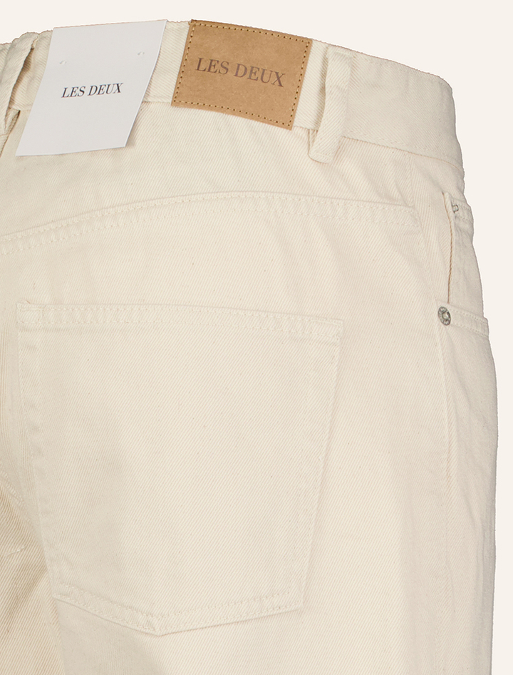 Beige tapered fit jeans Les Deux