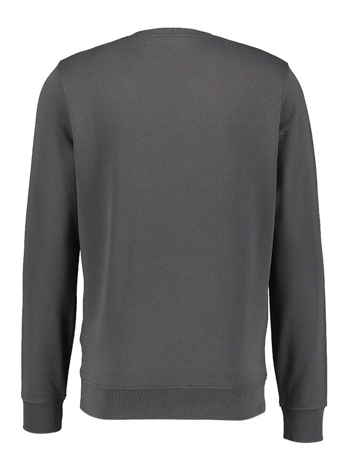 Grijze sweater met grijs logo Lyle & Scott