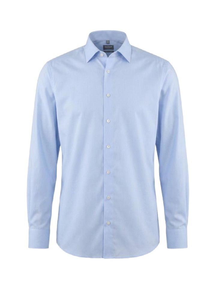 Blauw hemd (met lange mouwen ) comfort fit Olymp