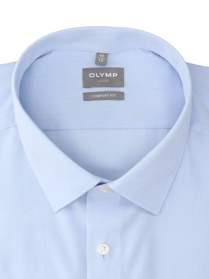 Blauw hemd (met lange mouwen ) comfort fit Olymp