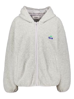 Grijz teddy gilet met kap American Vintage
