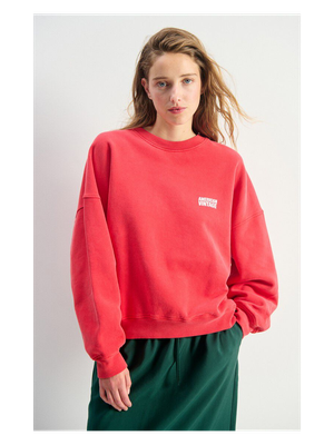Rode sweater Volcan American Vintage