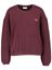 Bordeaux kleurige katoenen sweater Izu American Vintage 