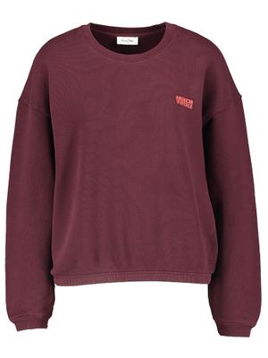 Bordeaux kleurige katoenen sweater Izu American Vintage