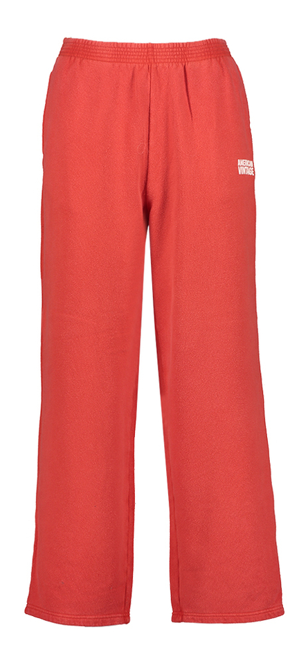 Rode joggingsbroek Pli American Vintage 