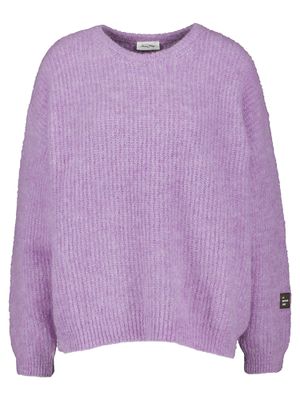Lavendel kleurige gebreide trui met alpaca East American Vintage
