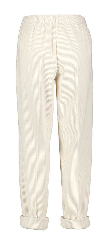 Beige corduroy broek met elastiek Pado American Vintage 