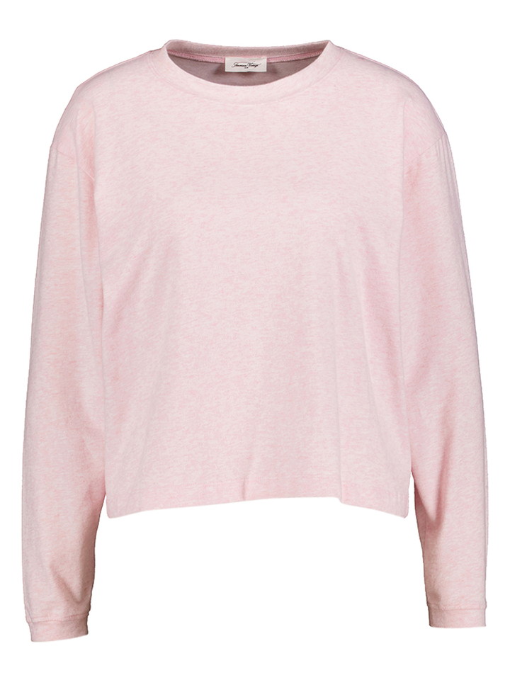 Roze t-shirt met lange mouwen Ypa American Vintage