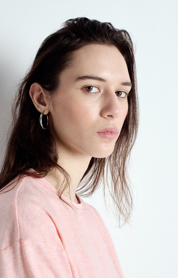 Roze t-shirt met lange mouwen Ypa American Vintage