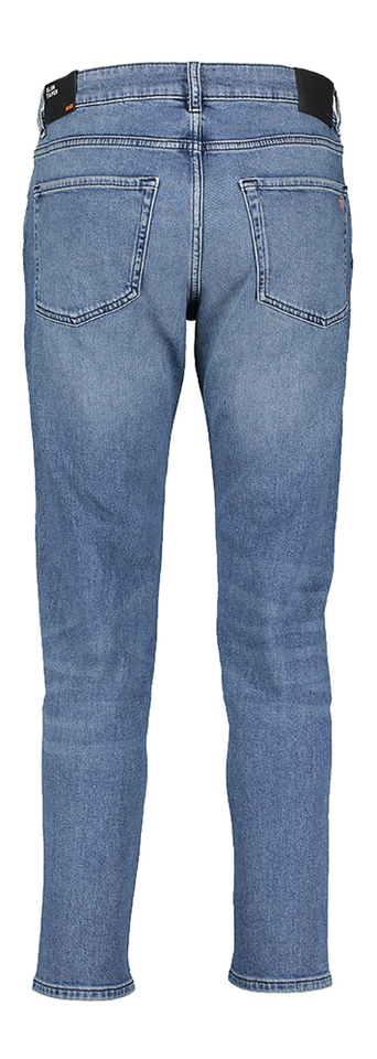 Blauwe tapered slim fit jeans Hugo Boss