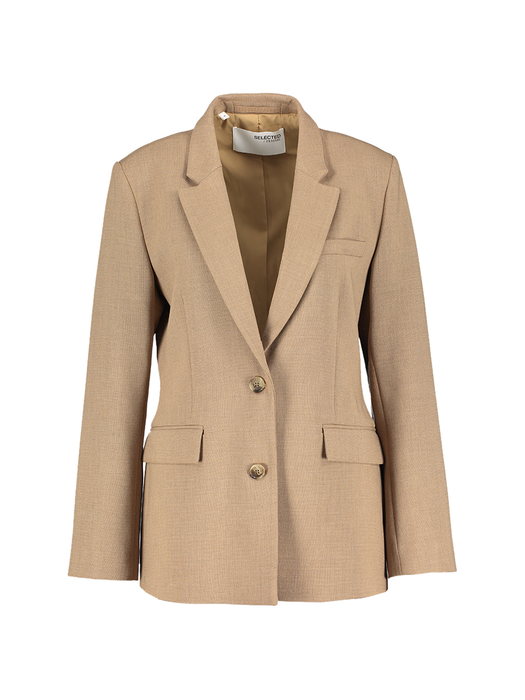 Camelkleurige blazer Selected